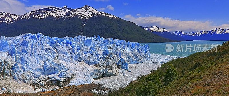 莫雷诺冰川和阿根廷湖- El Calafate，阿根廷巴塔哥尼亚